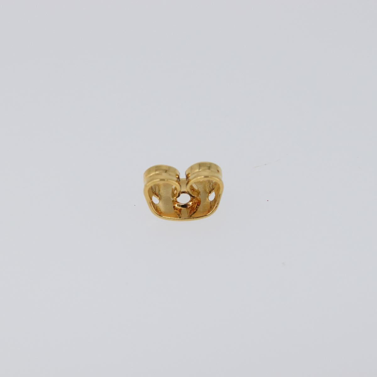 BALENCIAGA Heart Pierce Metal Gold Tone Auth bs36916