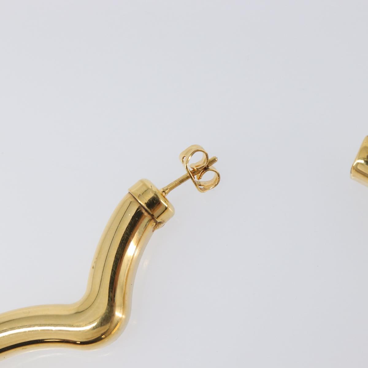 BALENCIAGA Heart Pierce Metal Gold Tone Auth bs36916