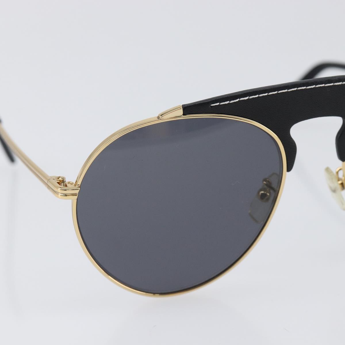 LOEWE Sunglasses Metal Gold Auth bs36917