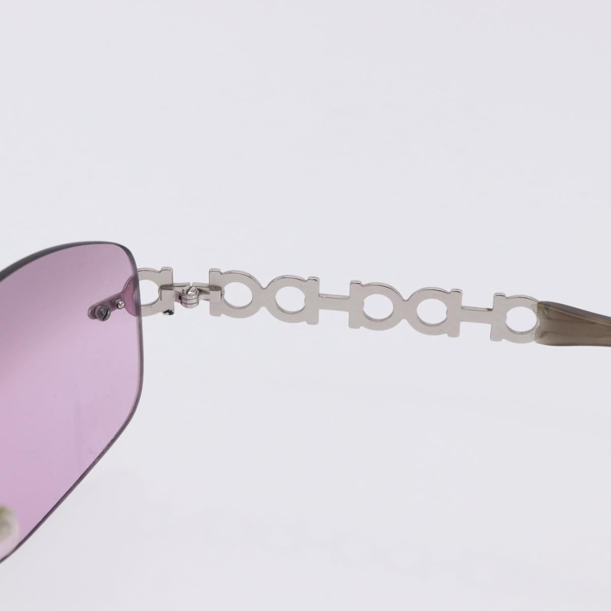GUCCI Salvatore Ferragamo Sunglasses Metal 2 Set Purple Blue Auth bs36922
