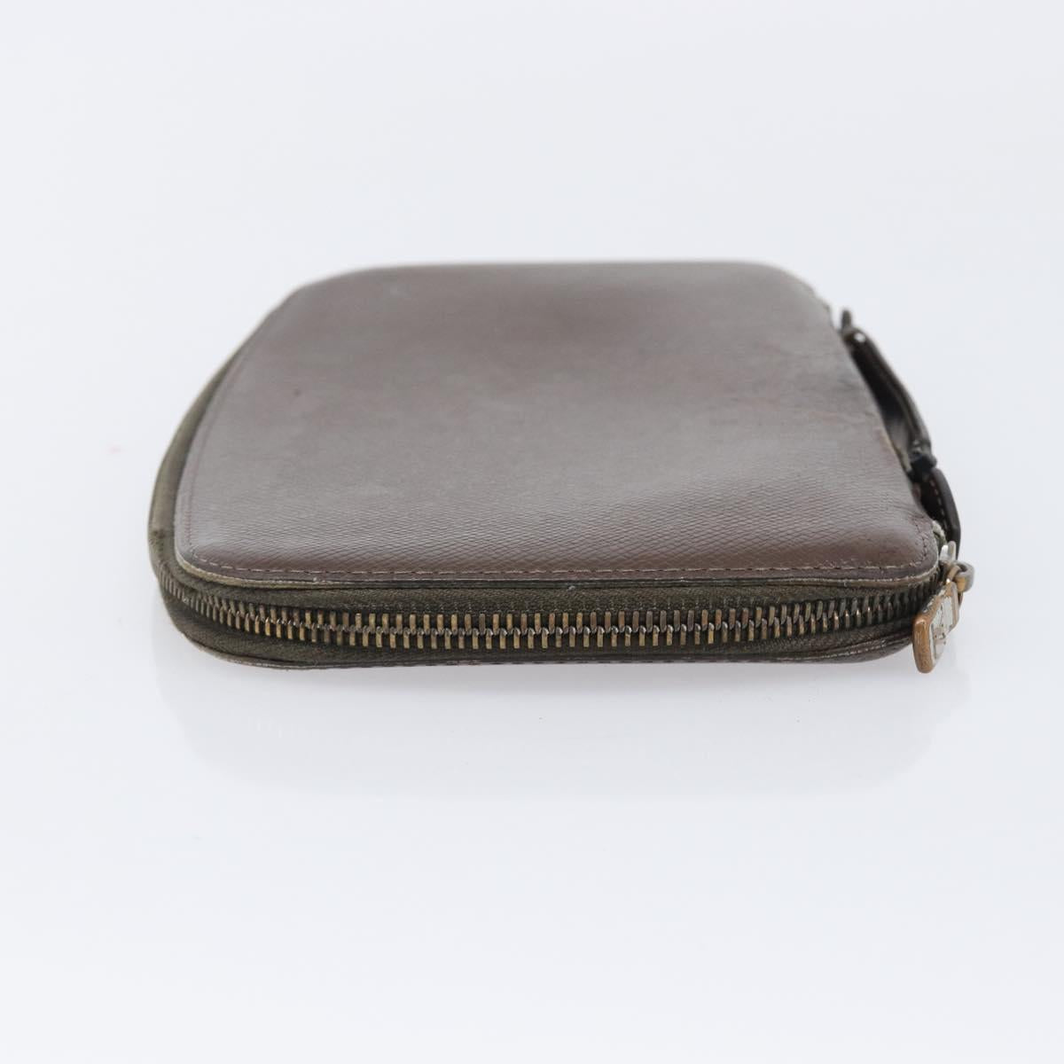 LOUIS VUITTON Taiga Organizer Atoll Travel Case 2 Set Brown Epicea Auth bs36926