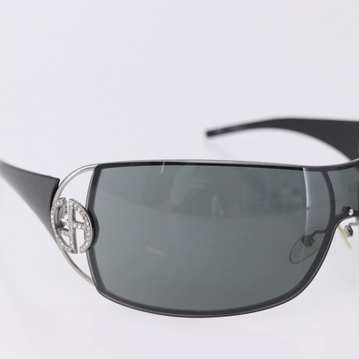 GUCCI Giorgio Armani Sunglasses Plastic 2 Set Black Brown Auth bs36929