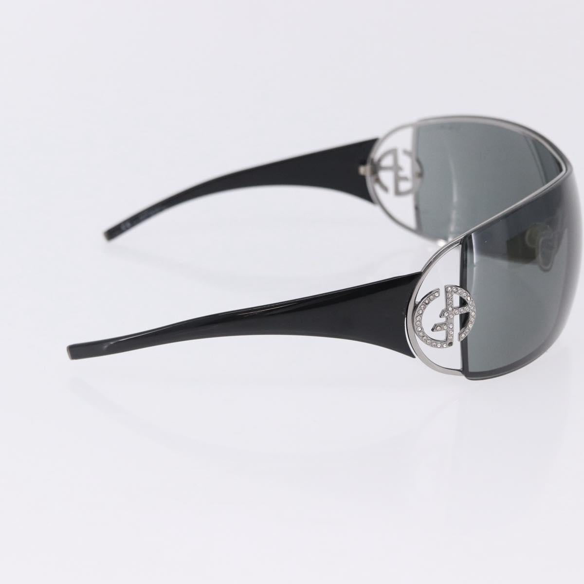 GUCCI Giorgio Armani Sunglasses Plastic 2 Set Black Brown Auth bs36929