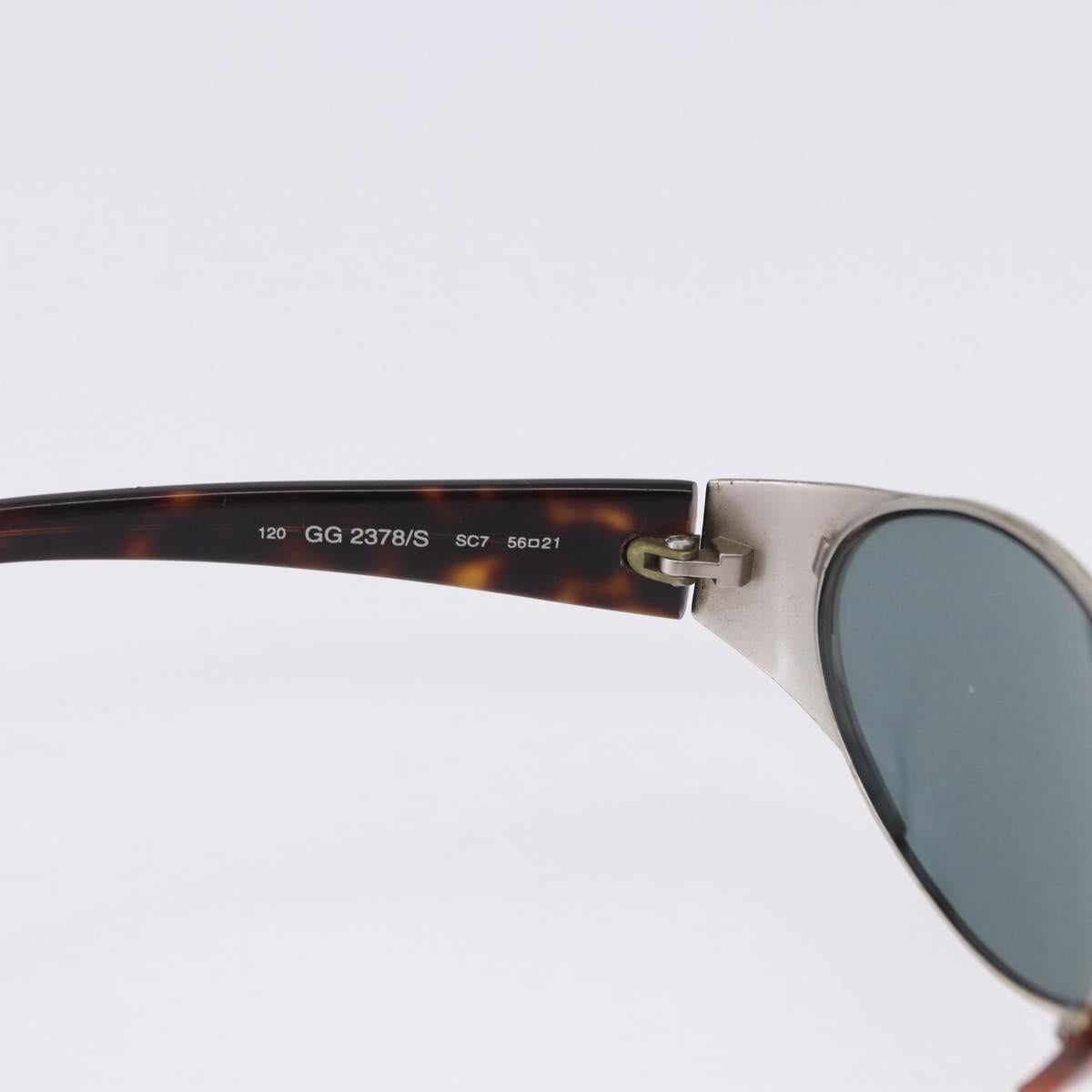 GUCCI Giorgio Armani Sunglasses Plastic 2 Set Black Brown Auth bs36929