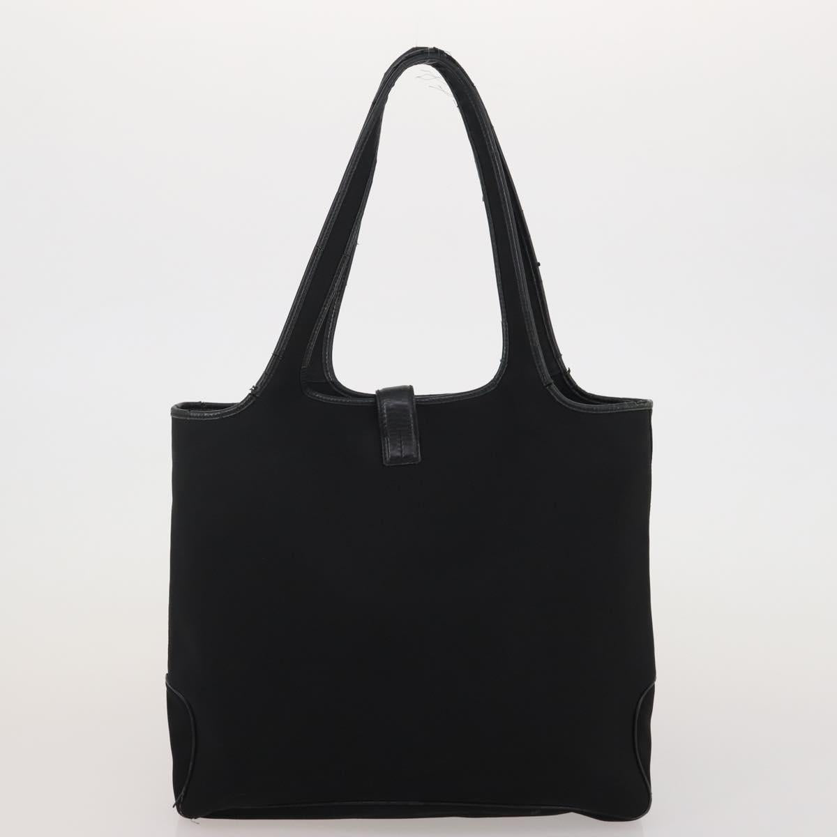 Salvatore Ferragamo Shoulder Bag Nylon Canvas Felt 4 Set Black Auth bs36931