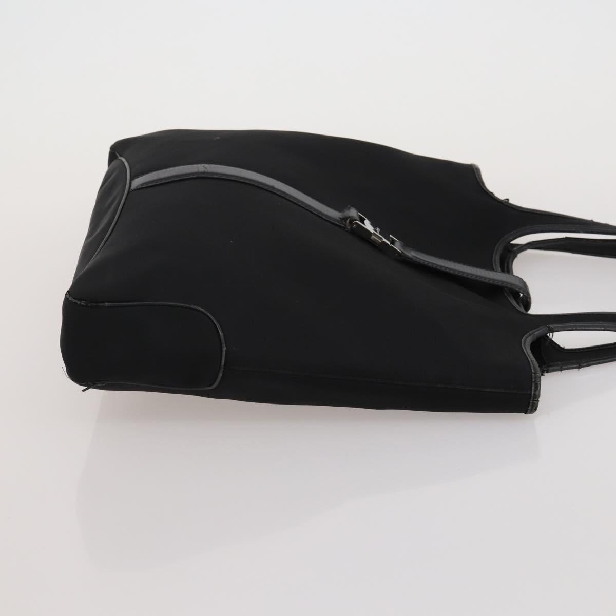 Salvatore Ferragamo Shoulder Bag Nylon Canvas Felt 4 Set Black Auth bs36931