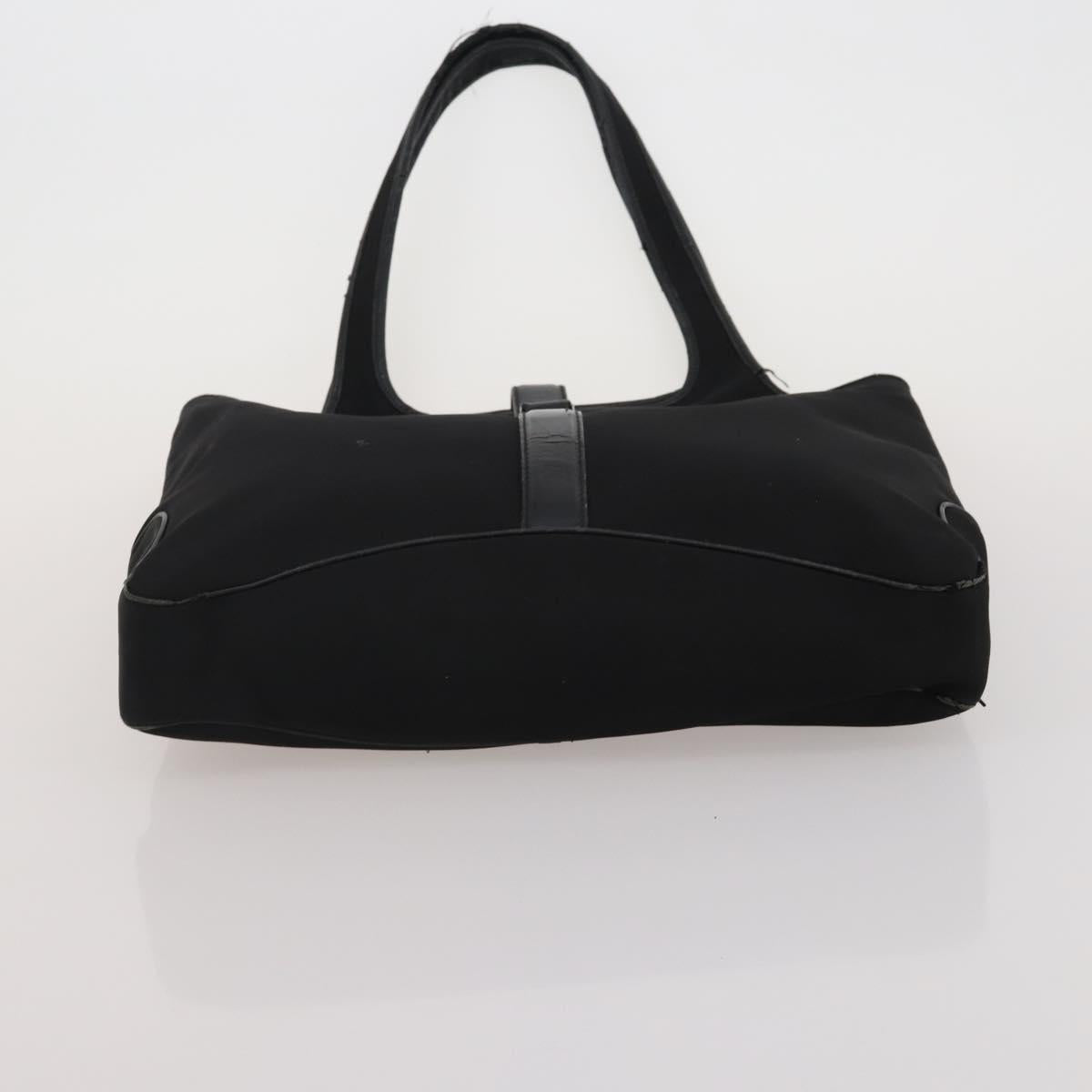 Salvatore Ferragamo Shoulder Bag Nylon Canvas Felt 4 Set Black Auth bs36931