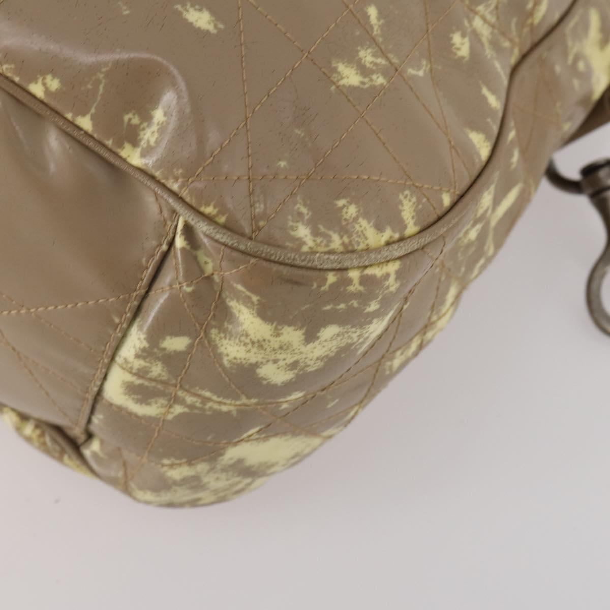 Christian Dior Shoulder Bag Nylon PVC Canvas 2 Set Brown Auth bs36932