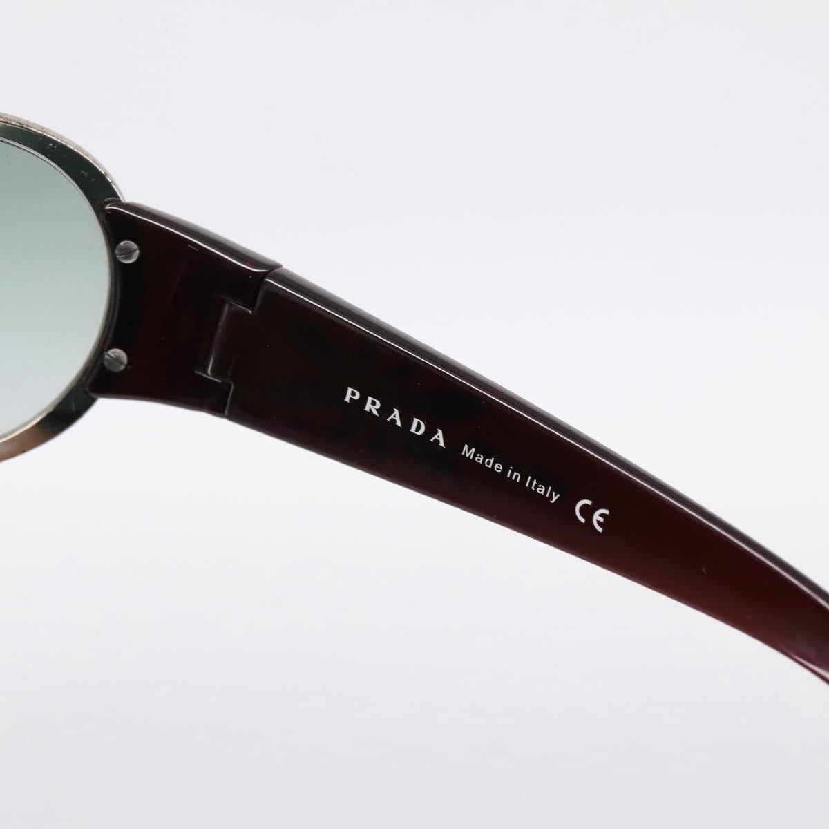 PRADA Sunglasses plastic Red Auth bs36966