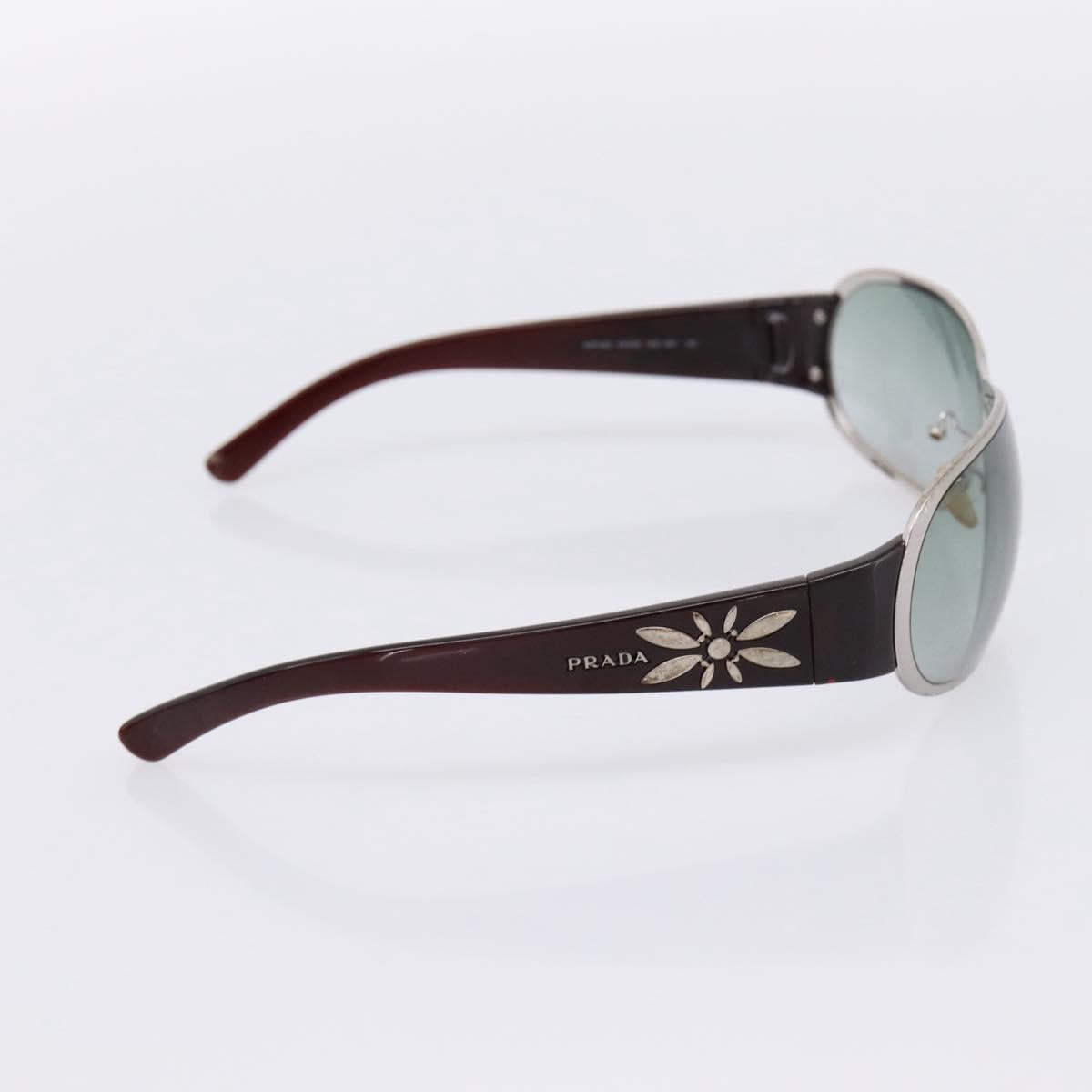 PRADA Sunglasses plastic Red Auth bs36966