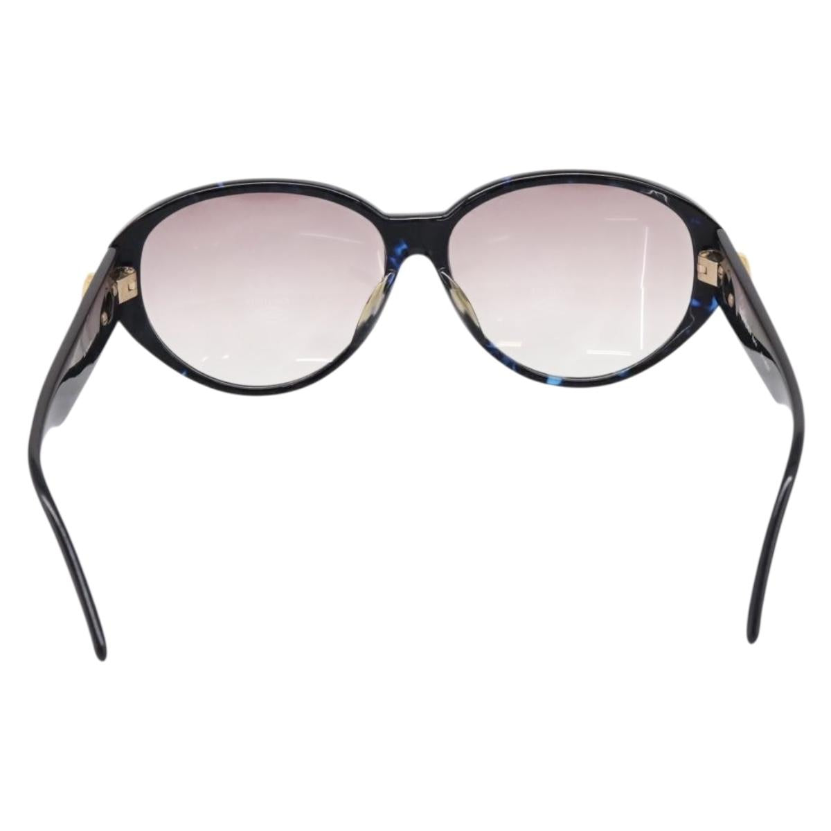 SAINT LAURENT Sunglasses plastic Black Auth bs36968