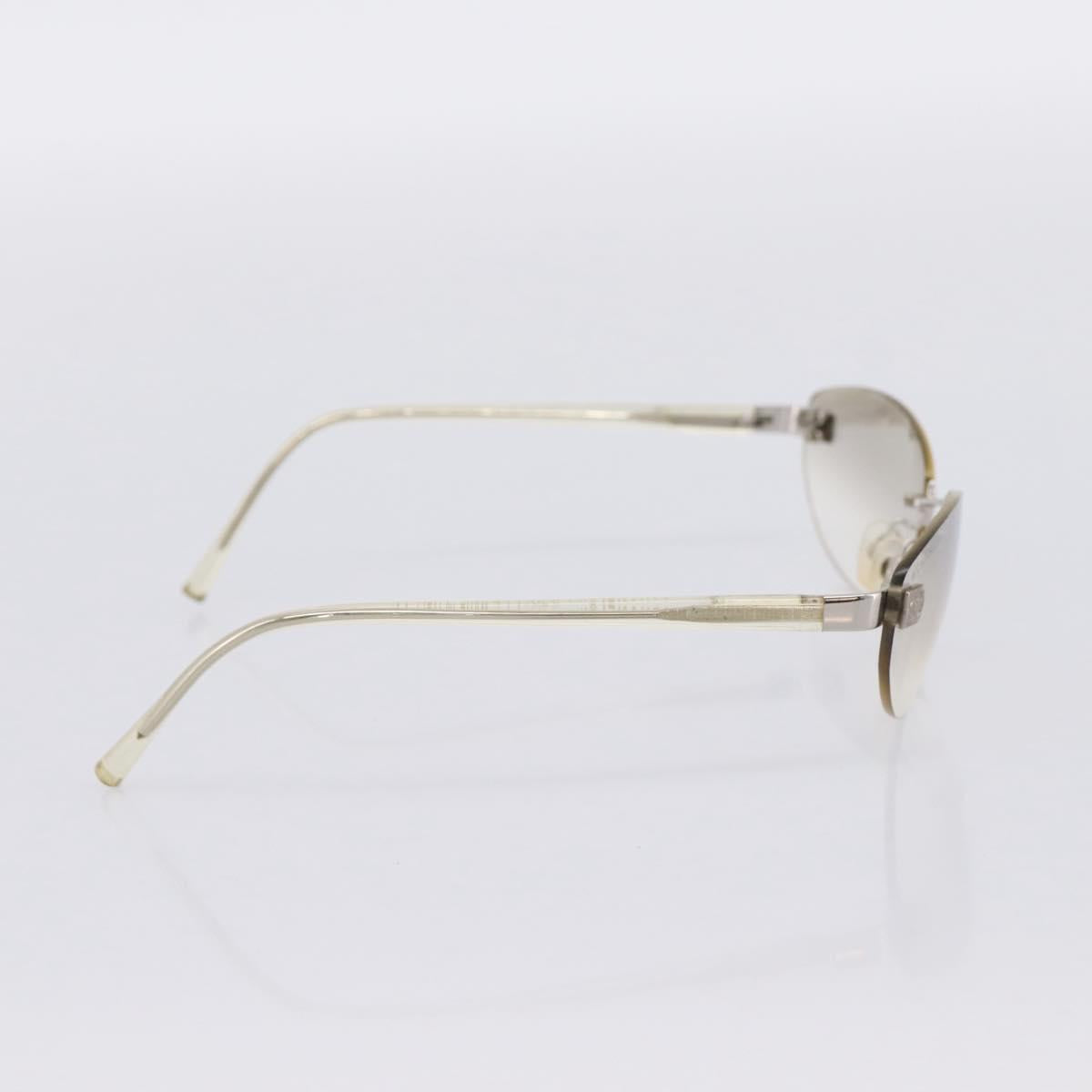 CHANEL Sunglasses plastic Clear CC Auth bs36969