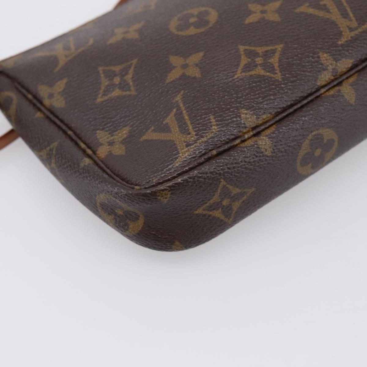 LOUIS VUITTON Monogram Pochette Accessoires Pouch M51980 LV Auth bs36976