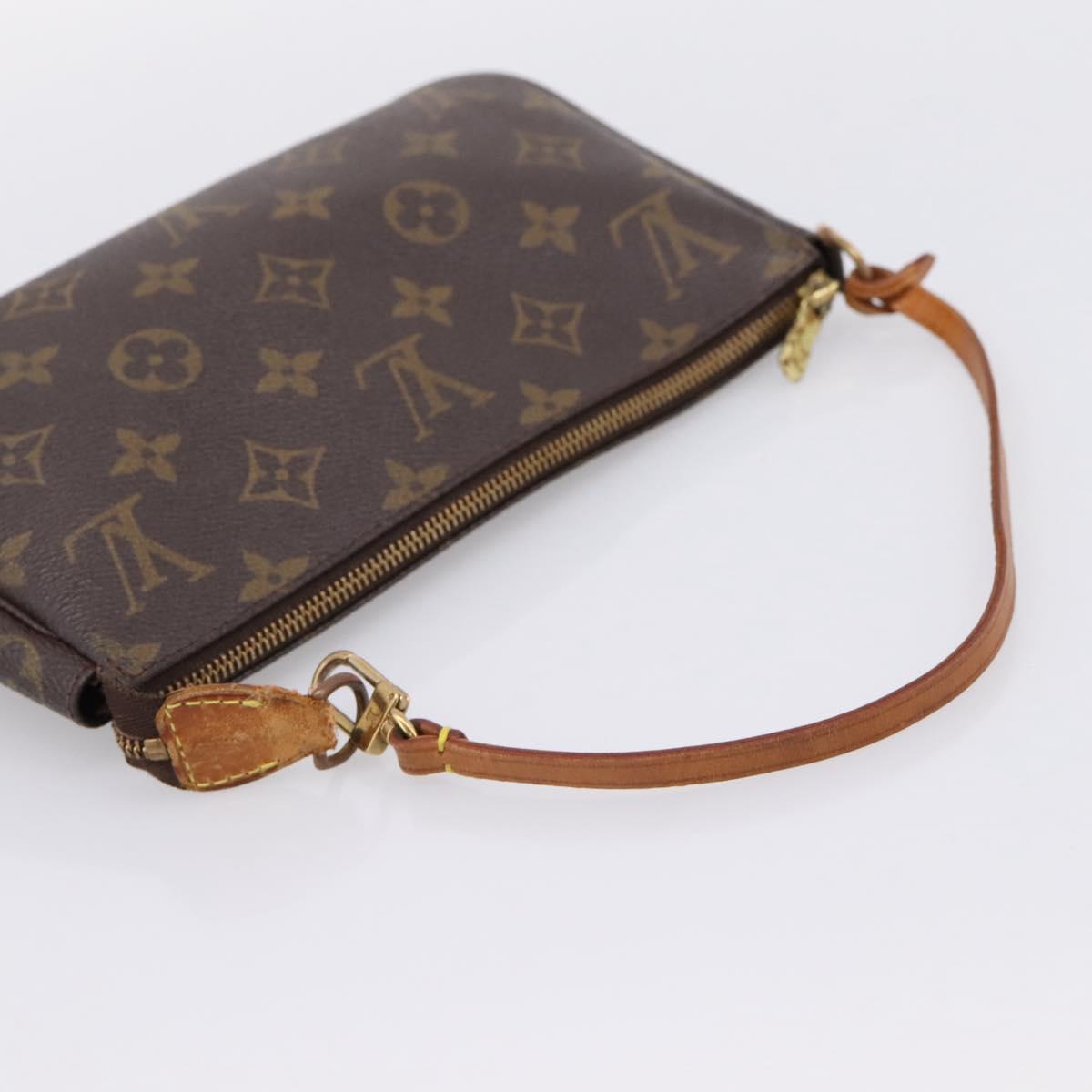 LOUIS VUITTON Monogram Pochette Accessoires Pouch M51980 LV Auth bs36976