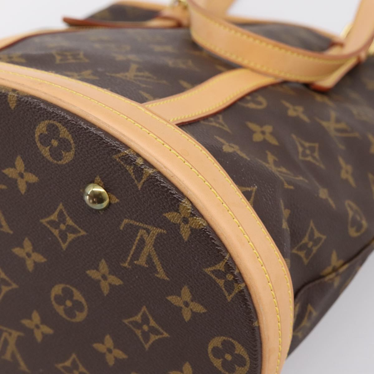 LOUIS VUITTON Monogram Bucket GM Shoulder Bag M42236 LV Auth bs36978