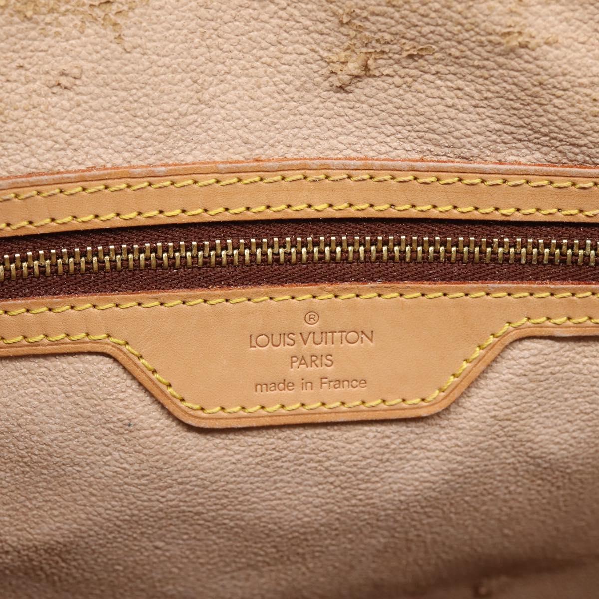 LOUIS VUITTON Monogram Bucket GM Shoulder Bag M42236 LV Auth bs36978