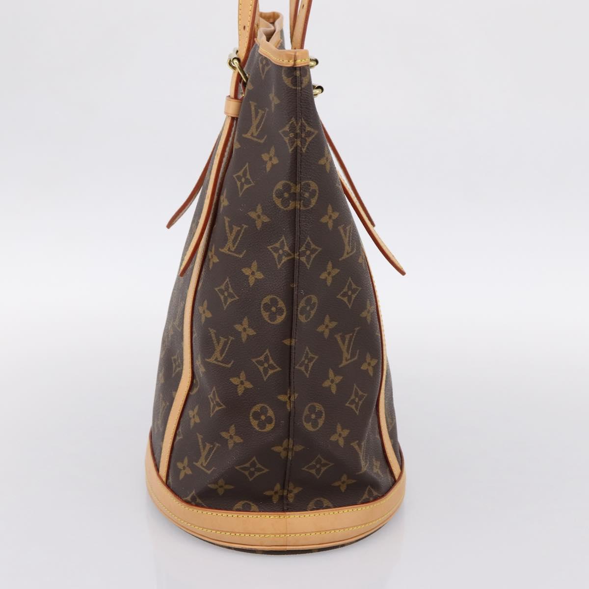 LOUIS VUITTON Monogram Bucket GM Shoulder Bag M42236 LV Auth bs36978
