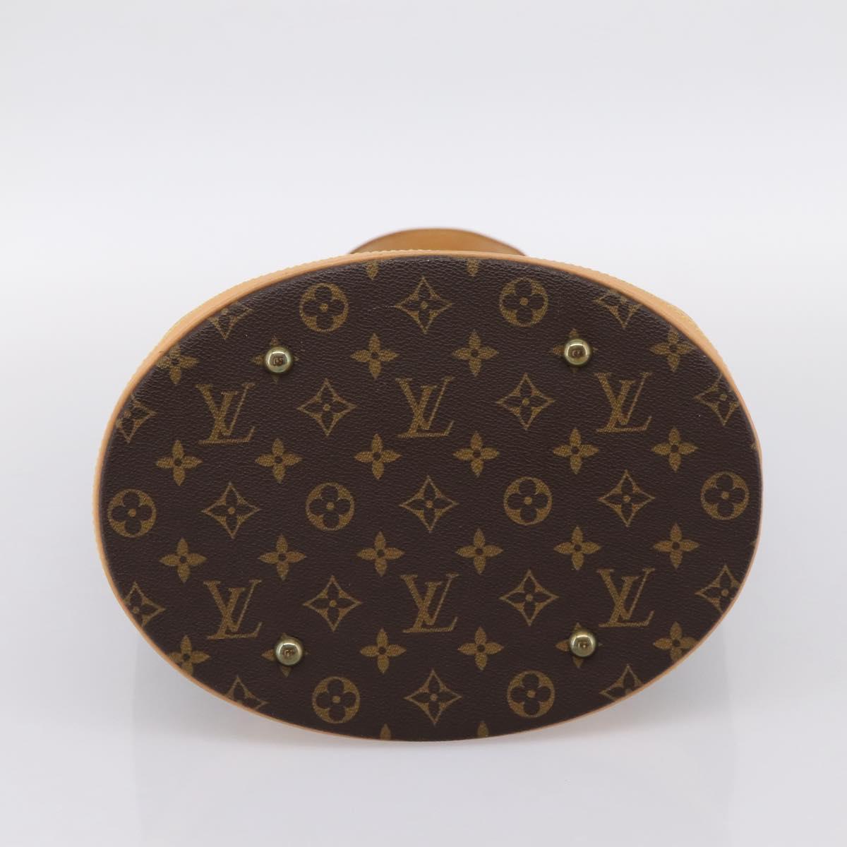 LOUIS VUITTON Monogram Bucket GM Shoulder Bag M42236 LV Auth bs36978