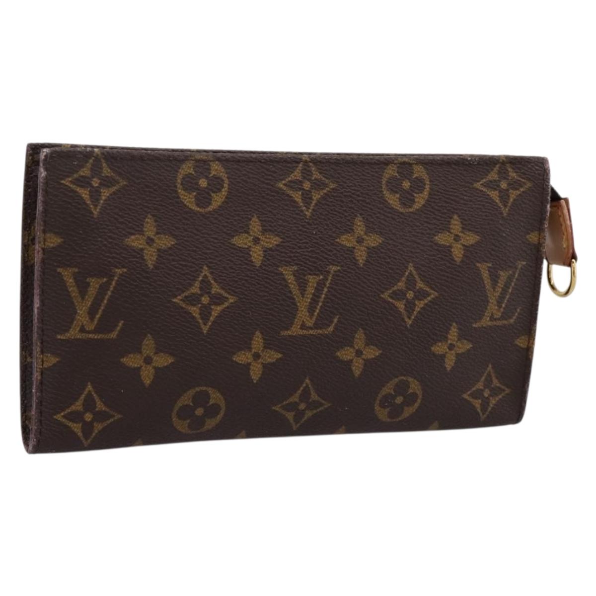 LOUIS VUITTON Monogram Bucket GM Accessory Pouch LV Auth bs36979