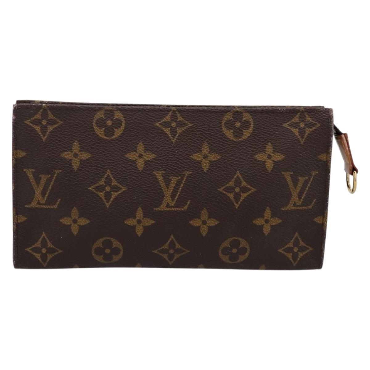 LOUIS VUITTON Monogram Bucket GM Accessory Pouch LV Auth bs36979