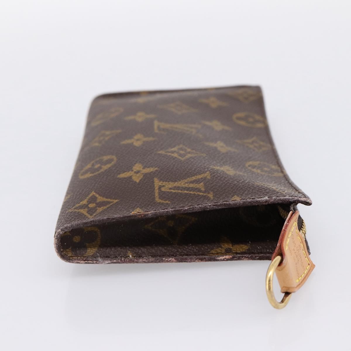 LOUIS VUITTON Monogram Bucket GM Accessory Pouch LV Auth bs36979