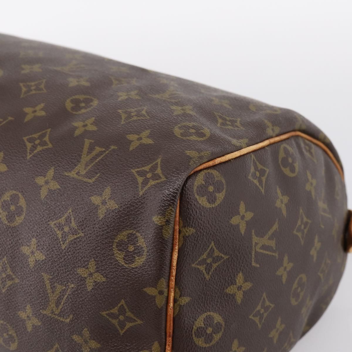 LOUIS VUITTON Monogram Speedy 35 Hand Bag M41524 LV Auth bs36980