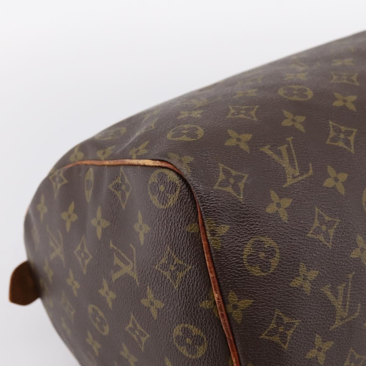 LOUIS VUITTON Monogram Speedy 35 Hand Bag M41524 LV Auth bs36980