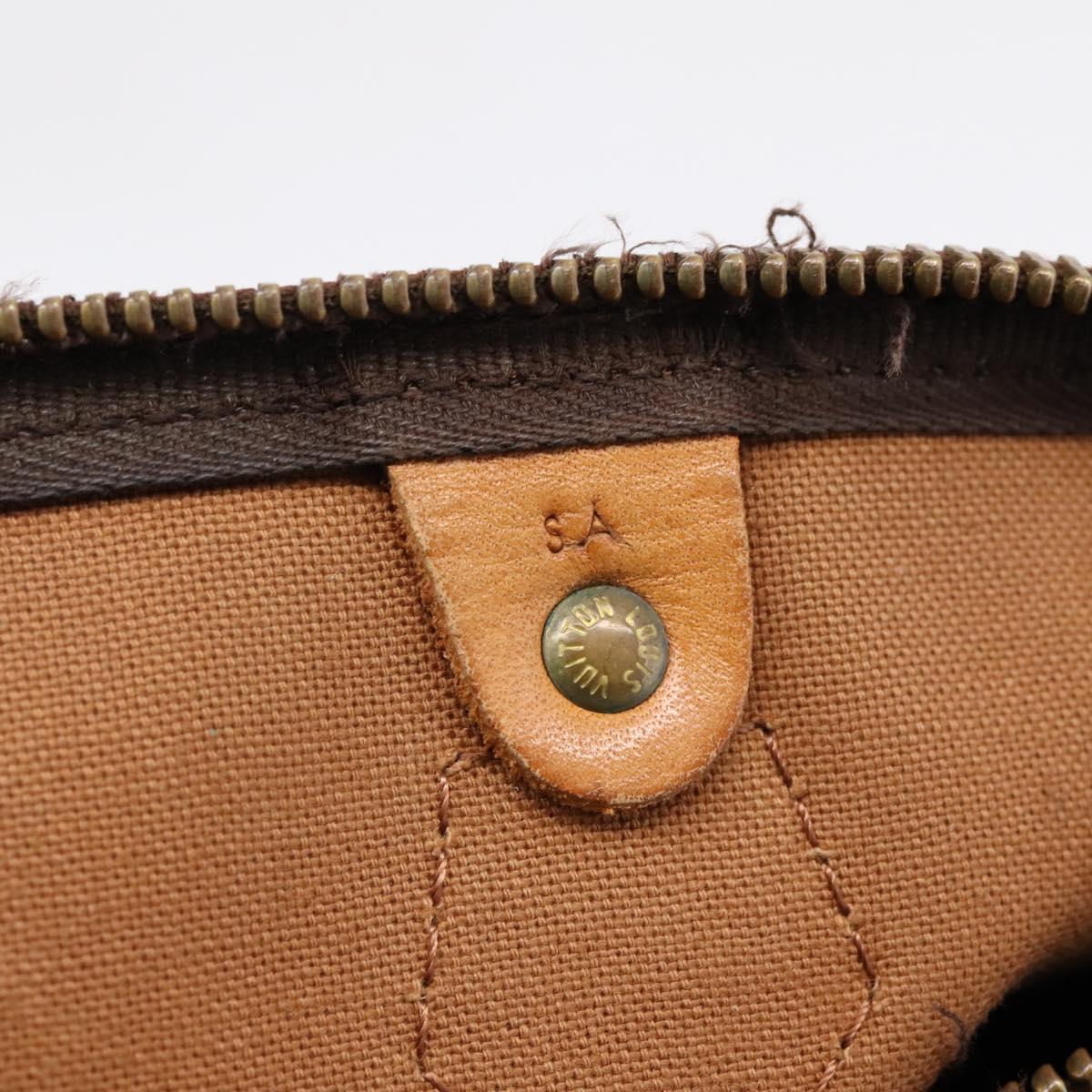 LOUIS VUITTON Monogram Speedy 35 Hand Bag M41524 LV Auth bs36980