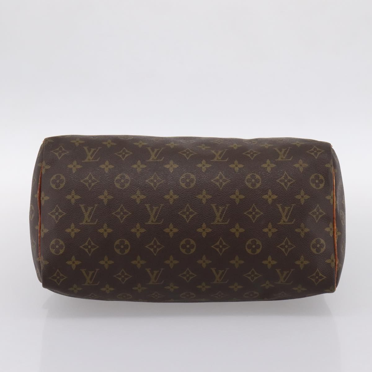LOUIS VUITTON Monogram Speedy 35 Hand Bag M41524 LV Auth bs36980