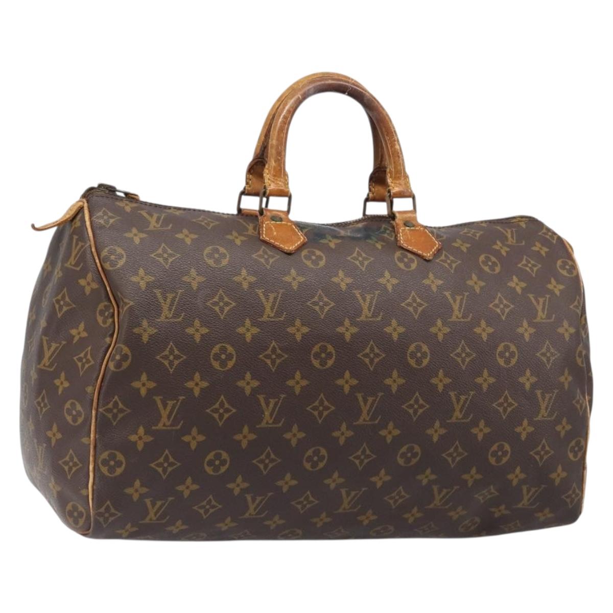 LOUIS VUITTON Monogram Speedy 40 Hand Bag M41522 LV Auth bs36986