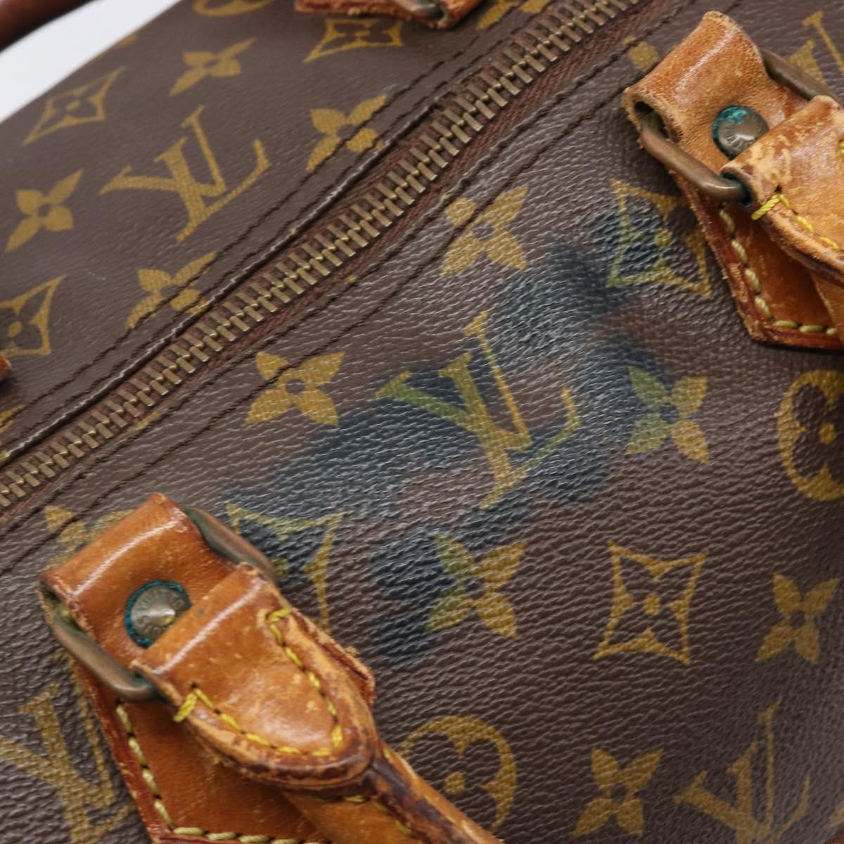LOUIS VUITTON Monogram Speedy 40 Hand Bag M41522 LV Auth bs36986
