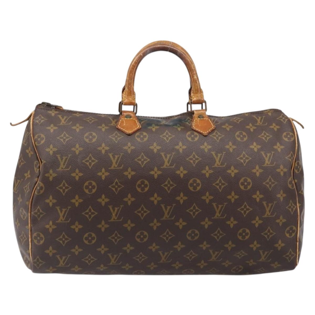 LOUIS VUITTON Monogram Speedy 40 Hand Bag M41522 LV Auth bs36986