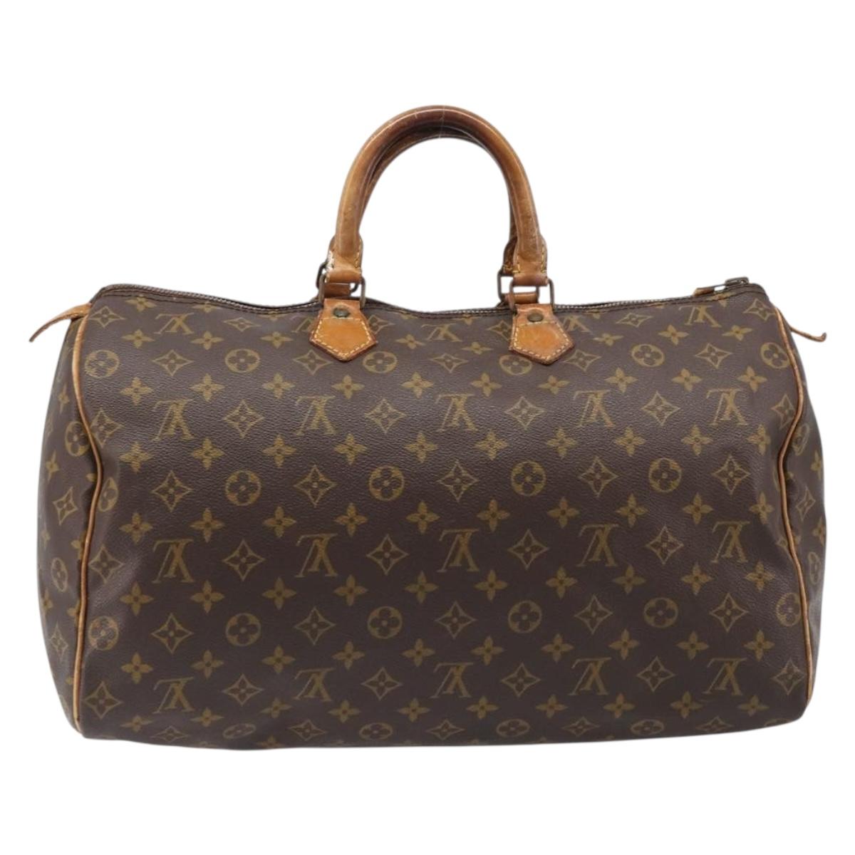 LOUIS VUITTON Monogram Speedy 40 Hand Bag M41522 LV Auth bs36986