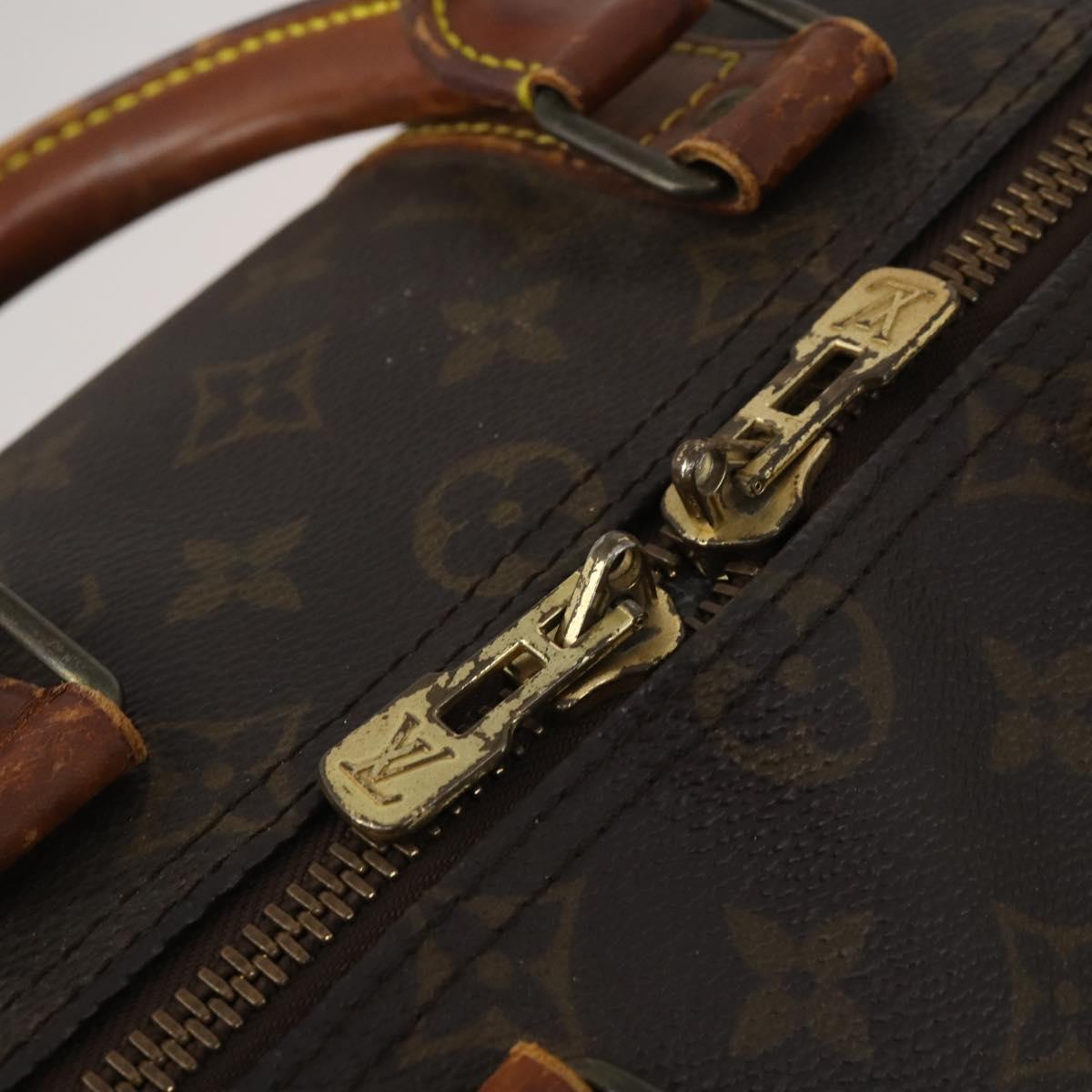 LOUIS VUITTON Monogram Keepall Bandouliere 45 Boston Bag M41418 LV Auth bs36988