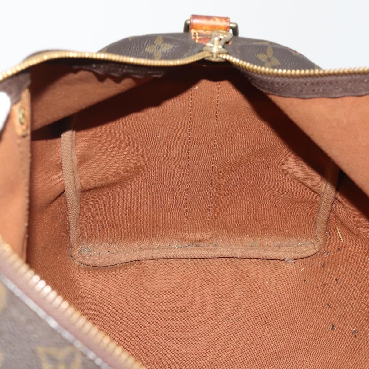 LOUIS VUITTON Monogram Keepall Bandouliere 45 Boston Bag M41418 LV Auth bs36988