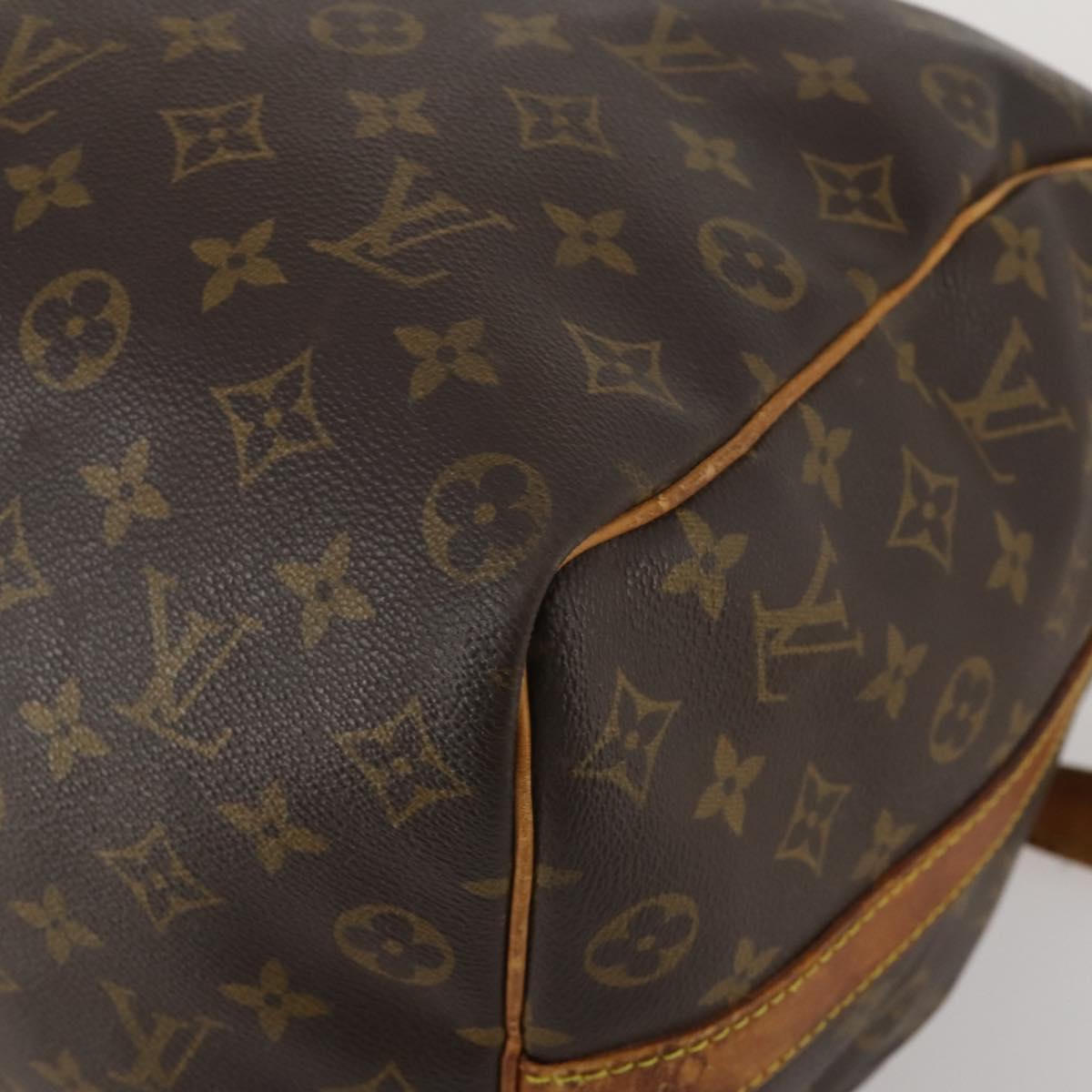LOUIS VUITTON Monogram Keepall Bandouliere 50 Boston Bag M41416 LV Auth bs36989