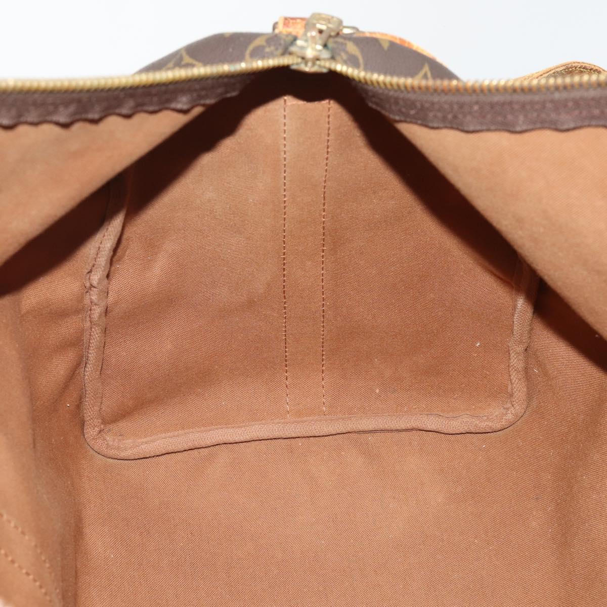 LOUIS VUITTON Monogram Keepall Bandouliere 50 Boston Bag M41416 LV Auth bs36989
