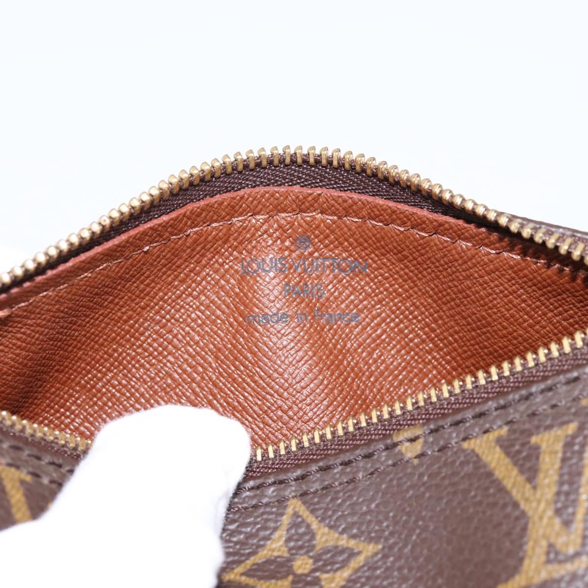 LOUIS VUITTON Monogram Papillon Pouch LV Auth bs36990