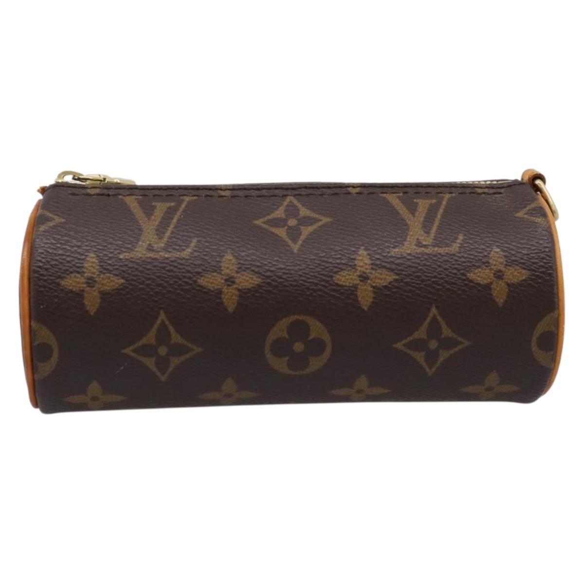 LOUIS VUITTON Monogram Papillon Pouch LV Auth bs36990
