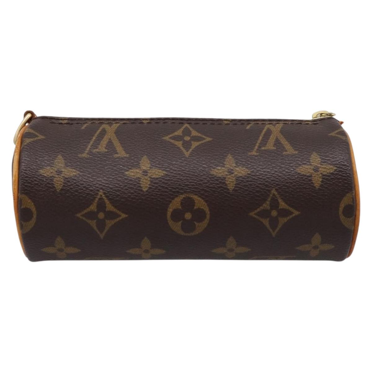 LOUIS VUITTON Monogram Papillon Pouch LV Auth bs36990