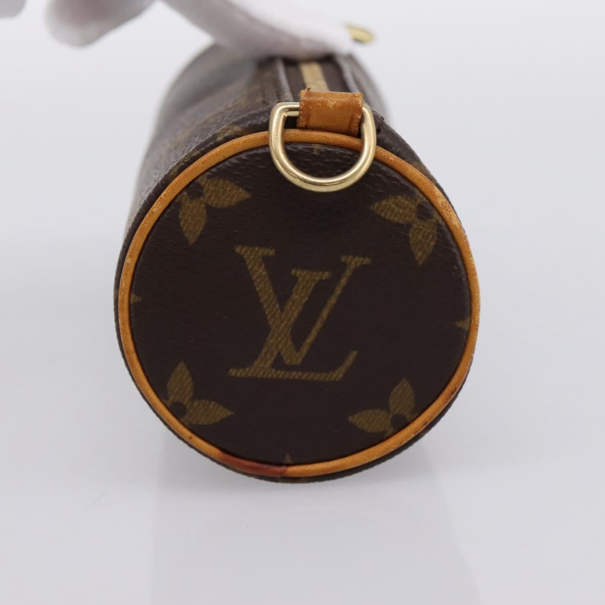 LOUIS VUITTON Monogram Papillon Pouch LV Auth bs36990