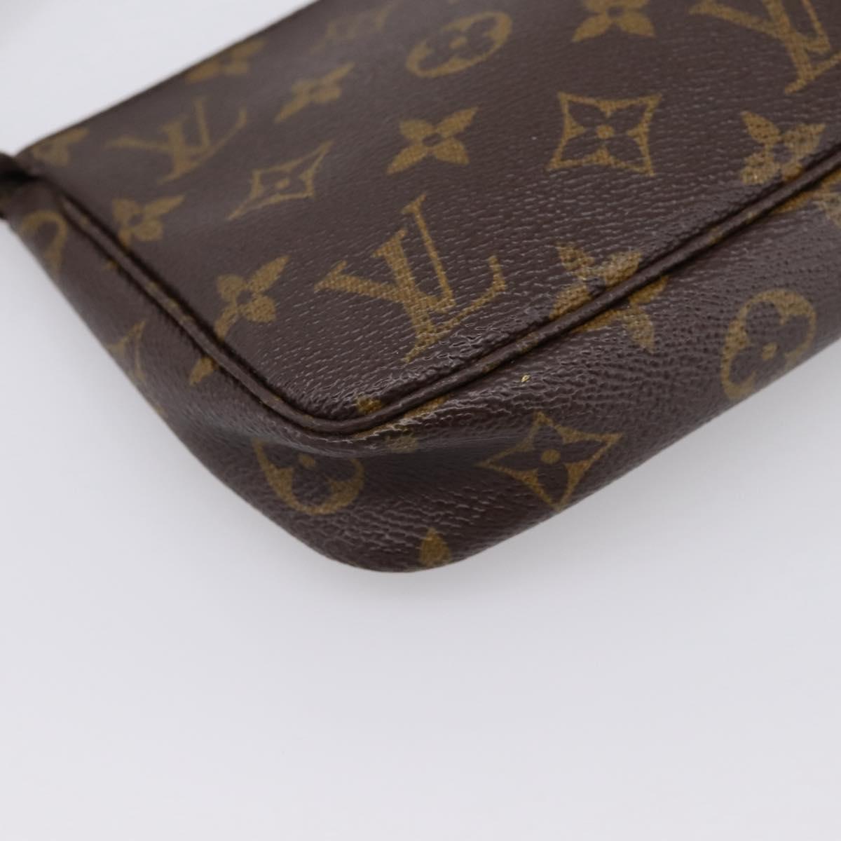 LOUIS VUITTON Monogram Pochette Accessoires Pouch M51980 LV Auth bs36991