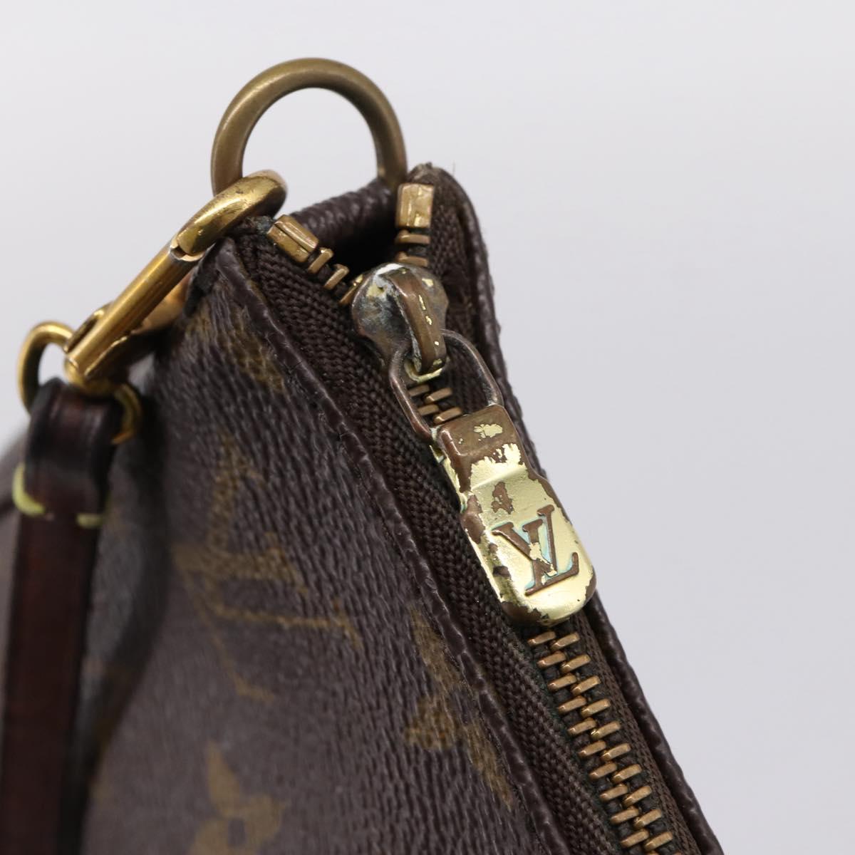 LOUIS VUITTON Monogram Pochette Accessoires Pouch M51980 LV Auth bs36991