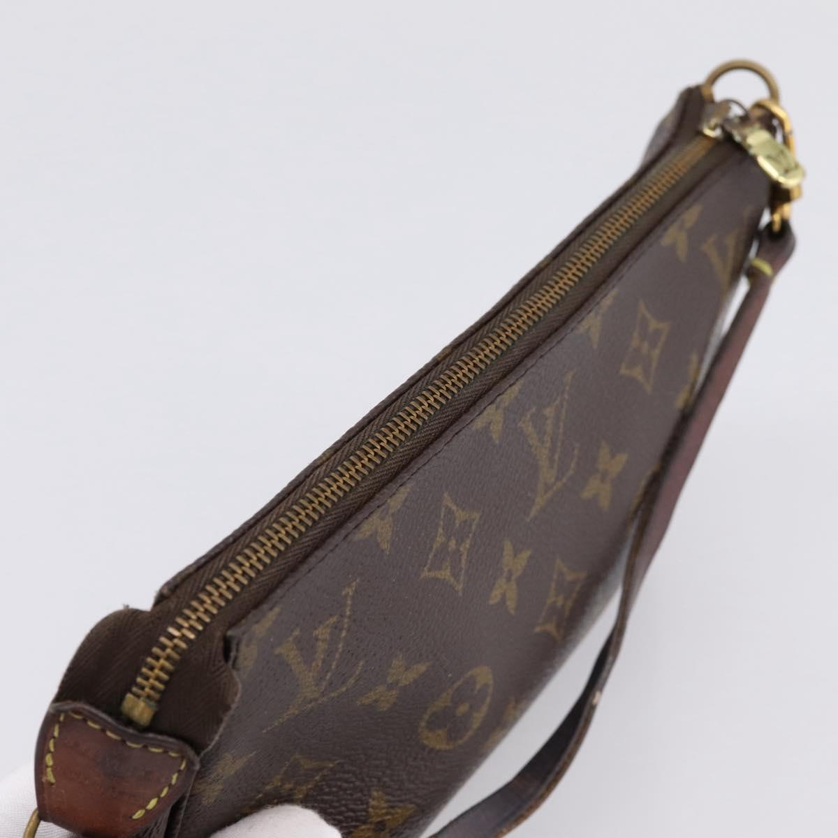 LOUIS VUITTON Monogram Pochette Accessoires Pouch M51980 LV Auth bs36991