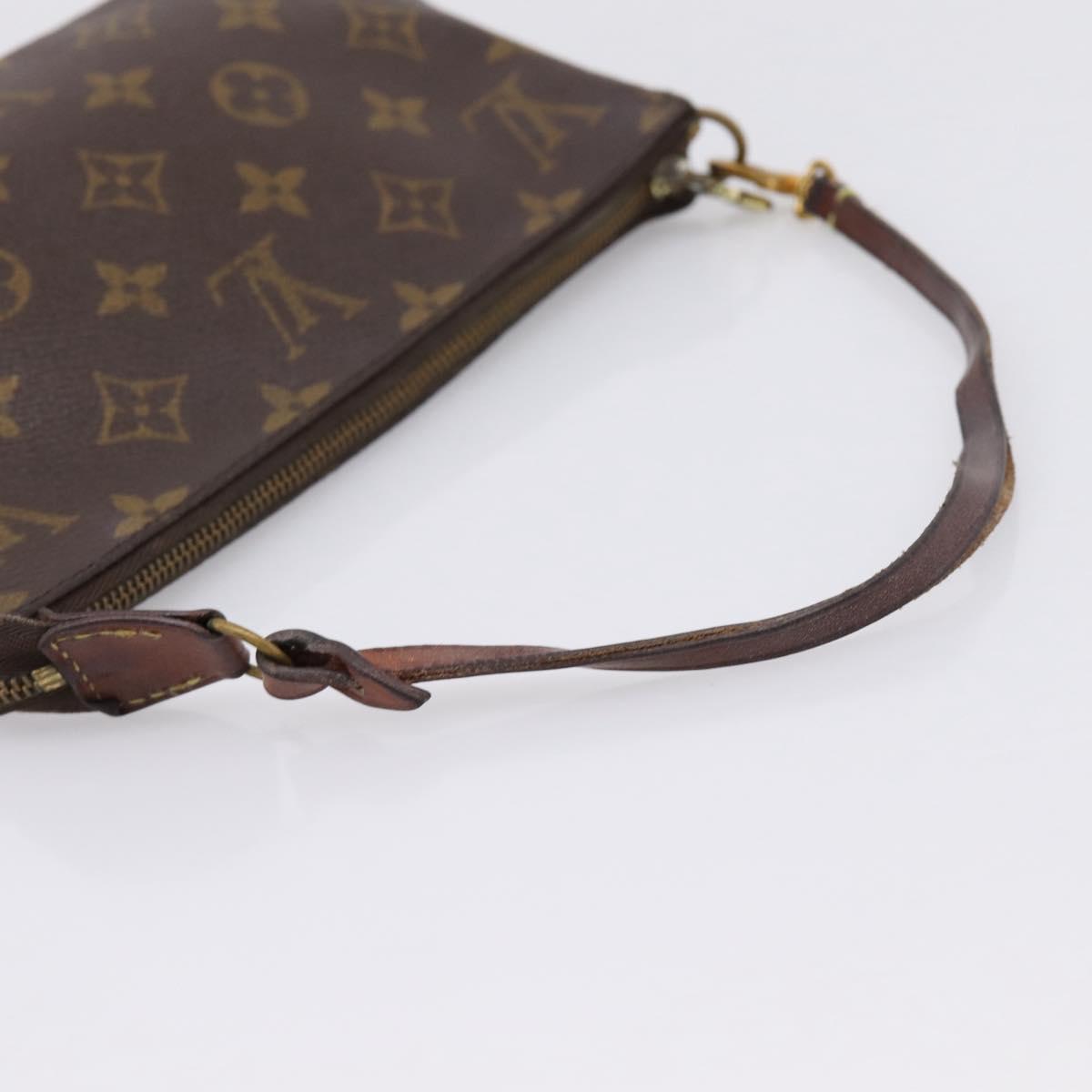 LOUIS VUITTON Monogram Pochette Accessoires Pouch M51980 LV Auth bs36991