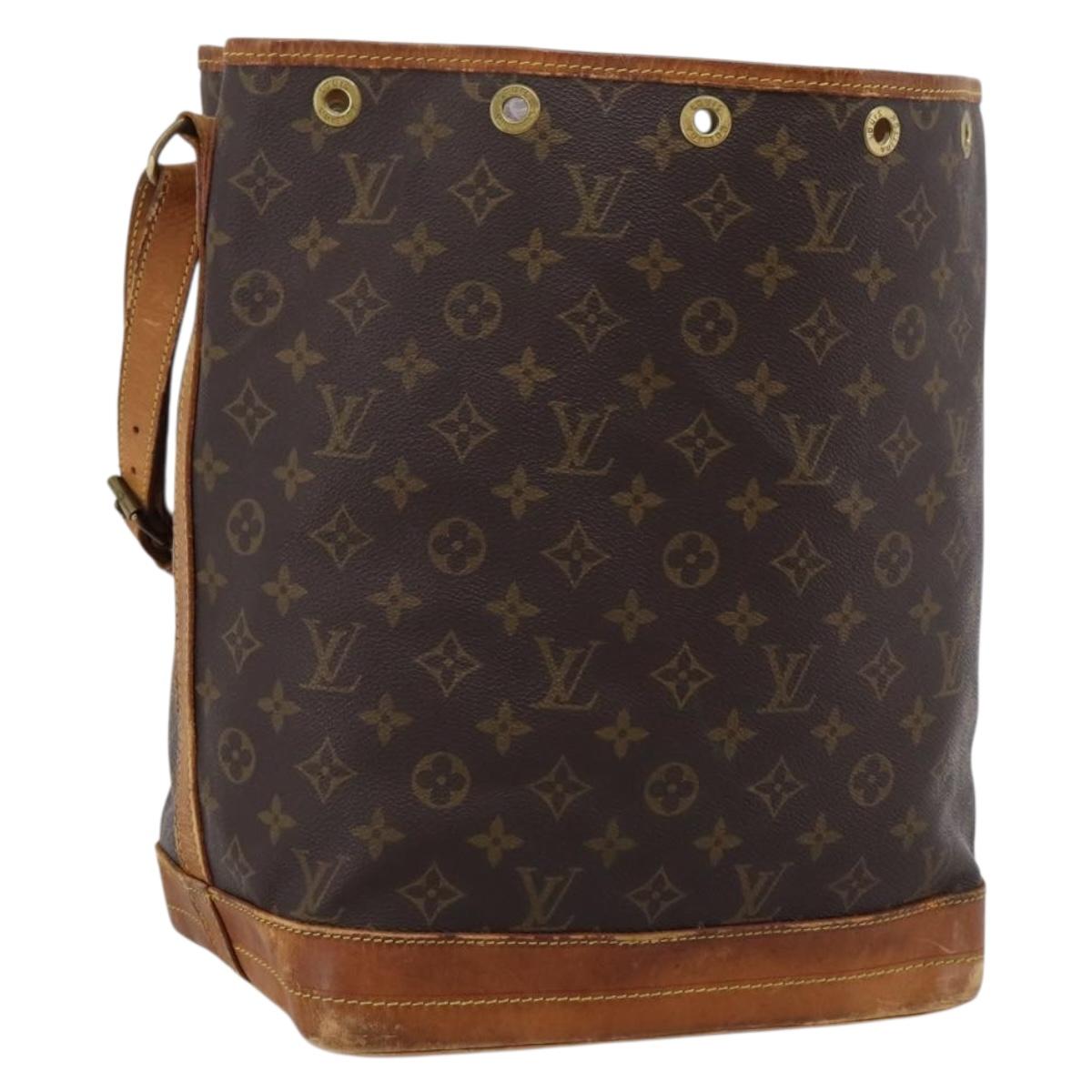 LOUIS VUITTON Monogram Noe Shoulder Bag M42224 LV Auth bs36993
