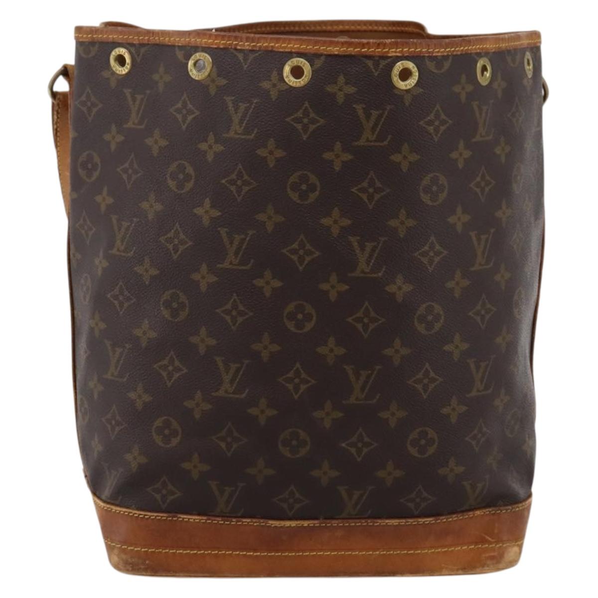 LOUIS VUITTON Monogram Noe Shoulder Bag M42224 LV Auth bs36993