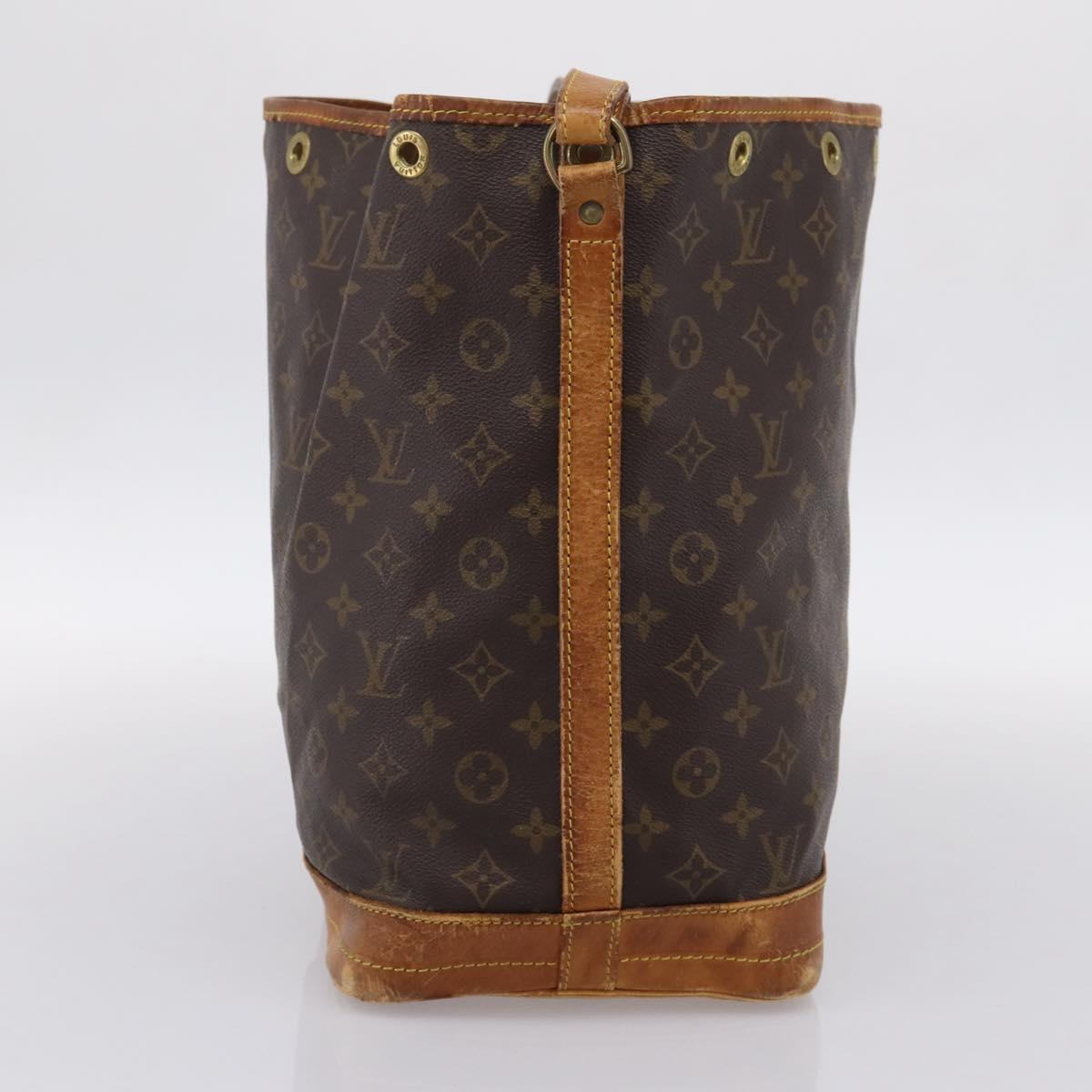 LOUIS VUITTON Monogram Noe Shoulder Bag M42224 LV Auth bs36993