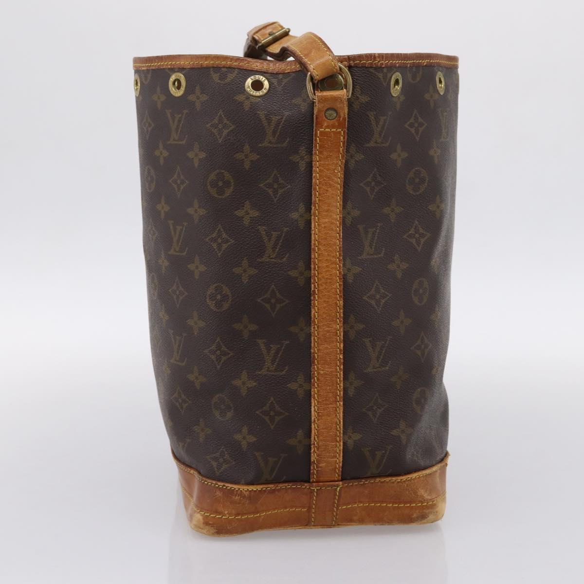 LOUIS VUITTON Monogram Noe Shoulder Bag M42224 LV Auth bs36993