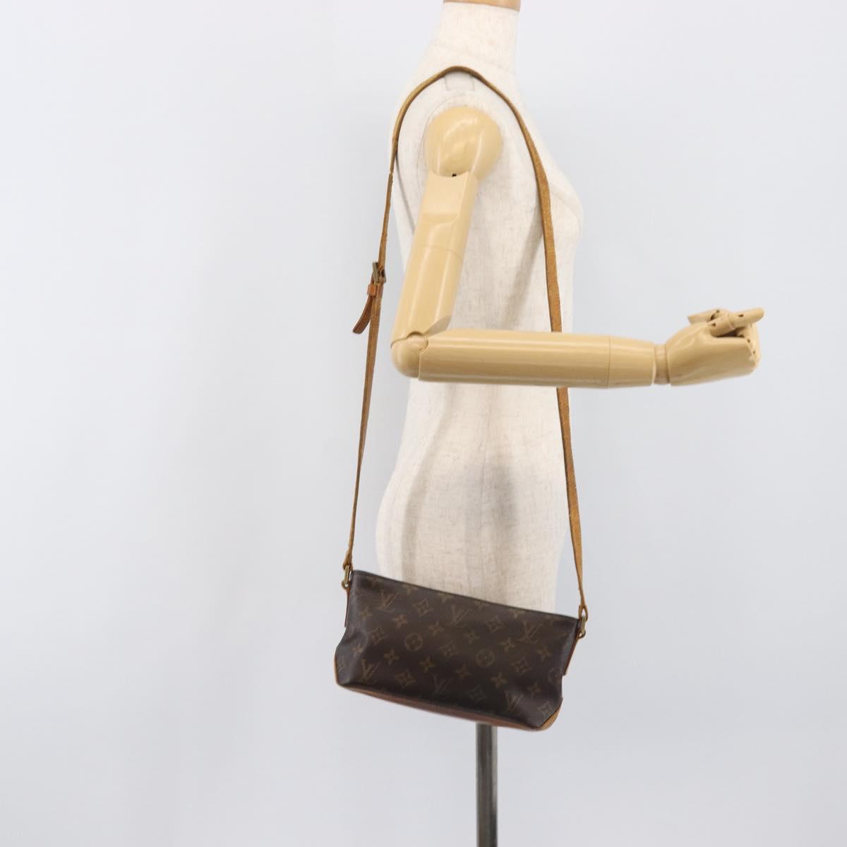 LOUIS VUITTON Monogram Trotteur Shoulder Bag M51240 LV Auth bs36994